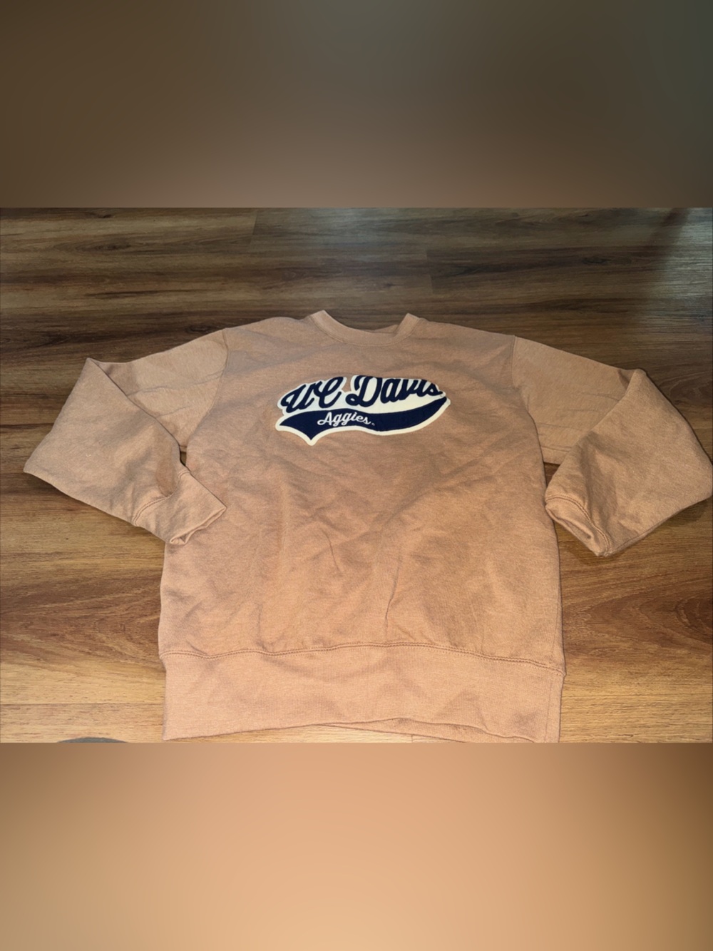 UC Davis Aggies Brown Sweater Sweatshirt Size Small